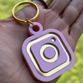 Insta NFC Acrylic Keychain