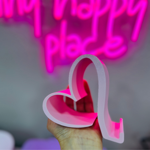 3D Printed Heart Phone Stand