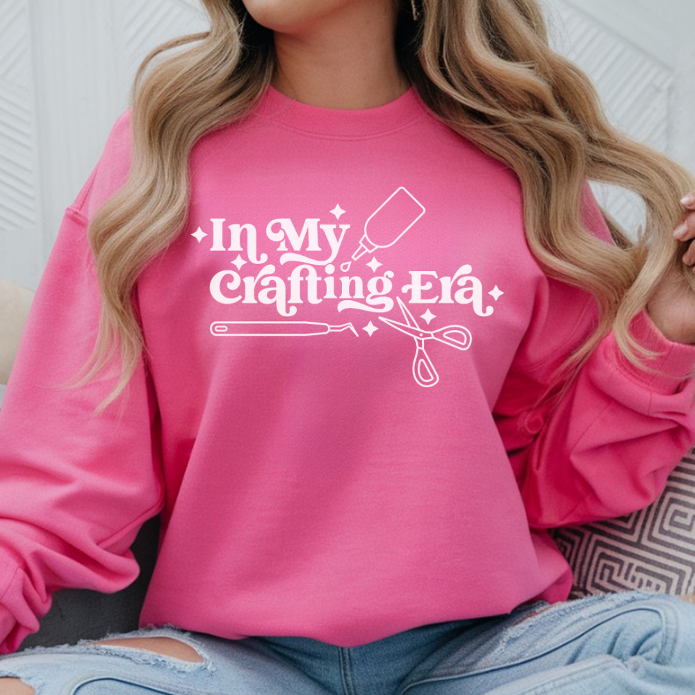 In my crafting era sweatshirt