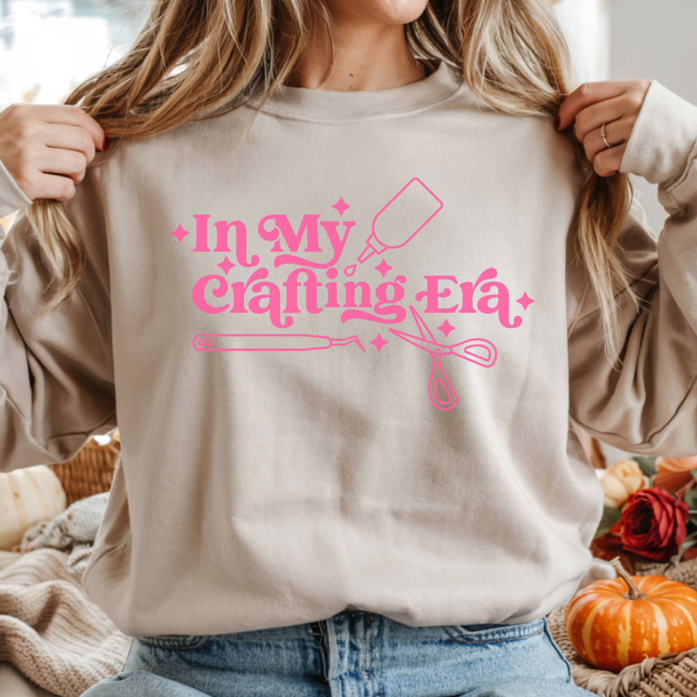 In my crafting era sweatshirt